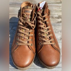 Pikolonos Lagos Womens Leather Ankle Boots Sz 42EU / 11.5/12 USA